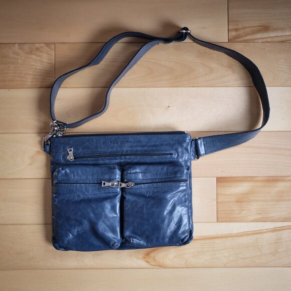 Rudsak Leather Crossbody - Blue (NEW) - Picture 1 of 7